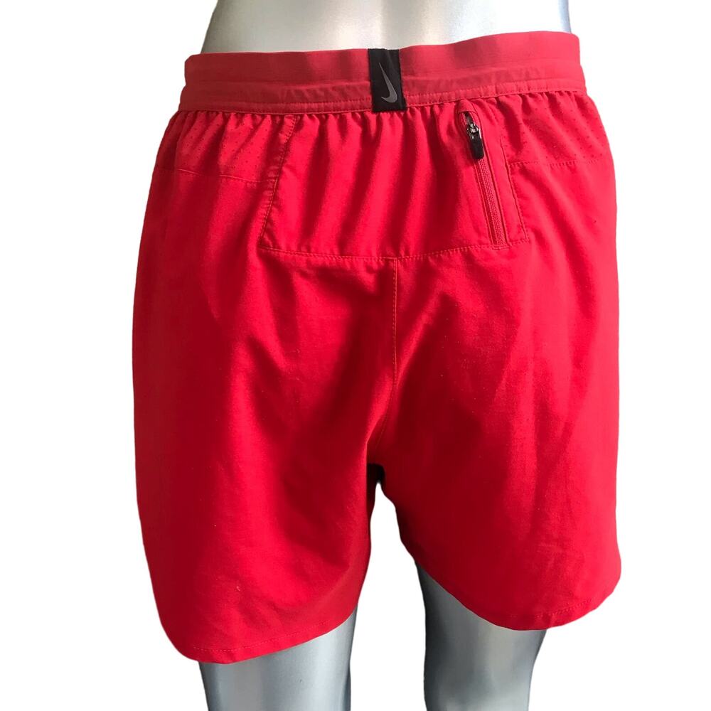 Nike Running Red Shorts Zipped Pocket Women’s Size Medium